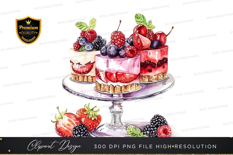 Delicious berry tarts