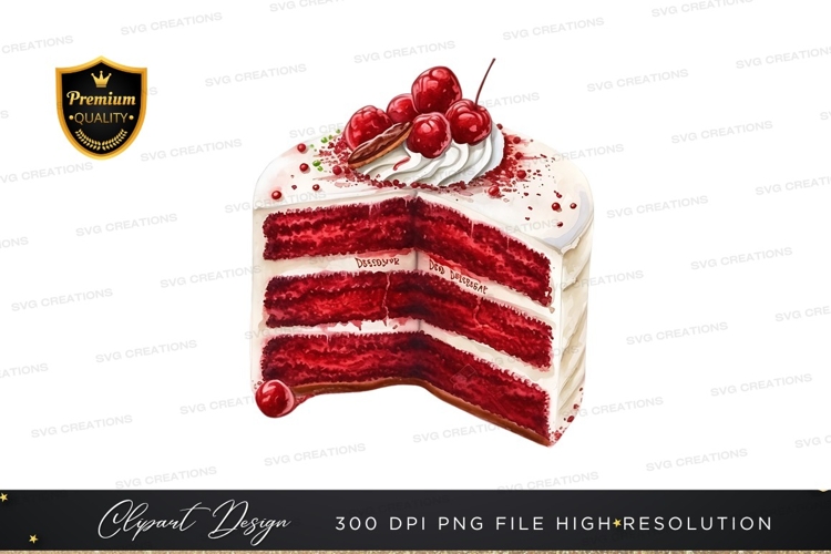 Delicious red velvet cake