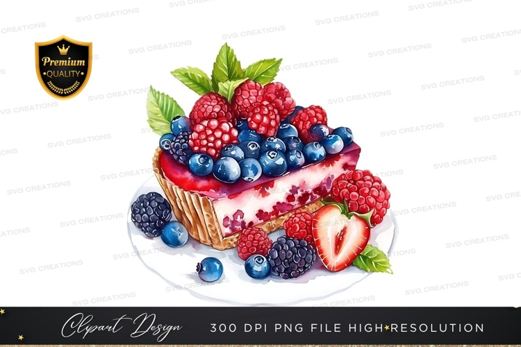 Delicious fruit tart