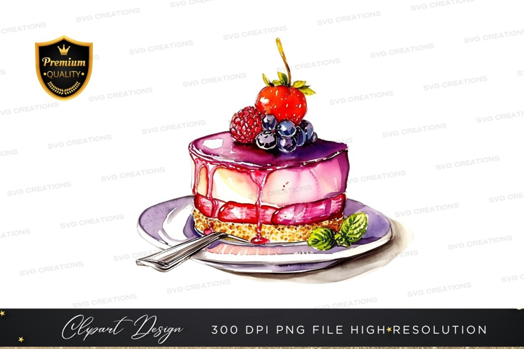 Delicious berry cheesecake