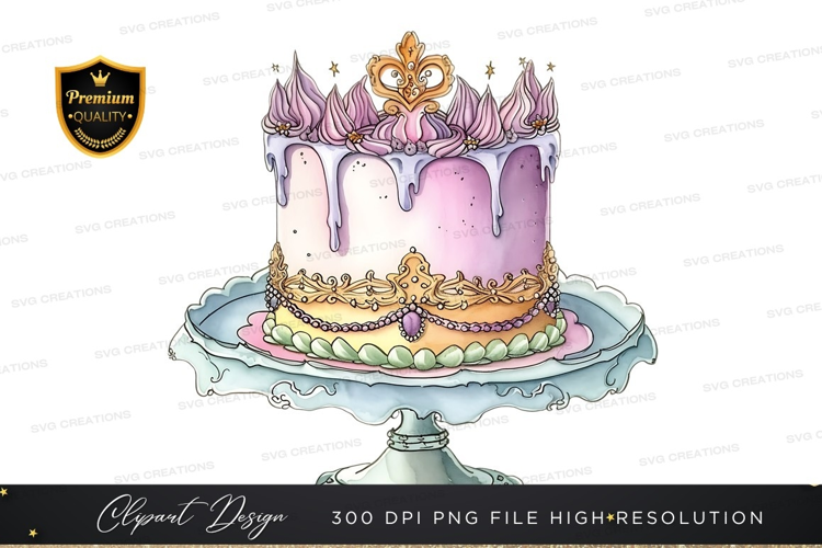 Enchanted celebration cake