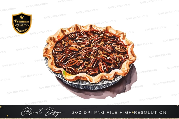 Delicious pecan pie
