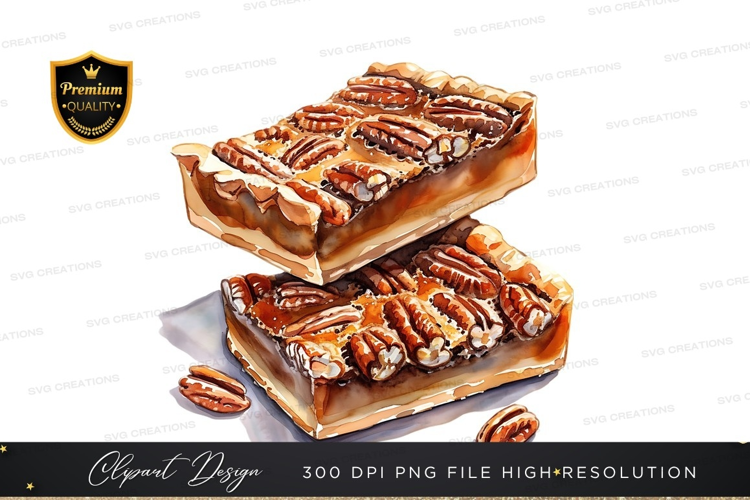 Delicious pecan pie bars