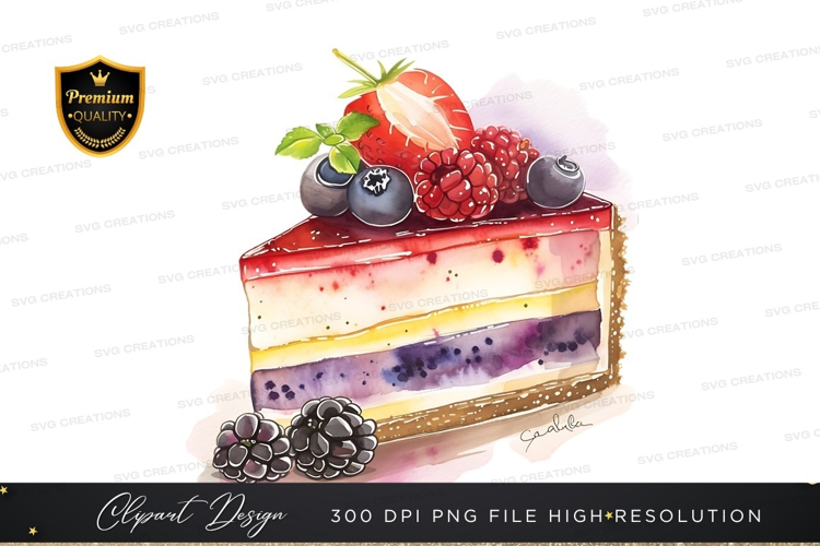 Delicious berry cheesecake