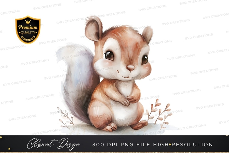 Squirrel Clipart Image 14