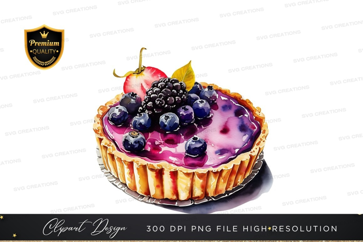 Delicious mixed berry tart