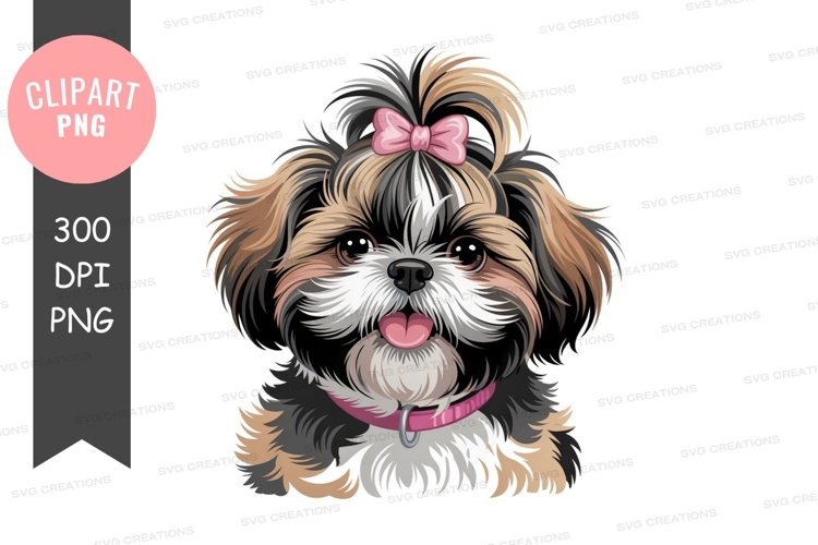 Shih Tzu Clipart Image 6