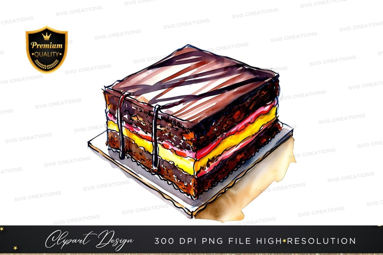 Delicious layered chocolate cake