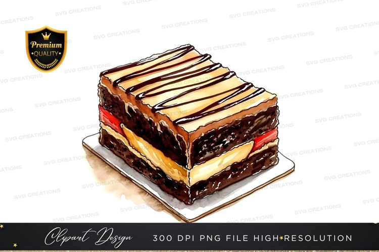 Delicious chocolate layer cake