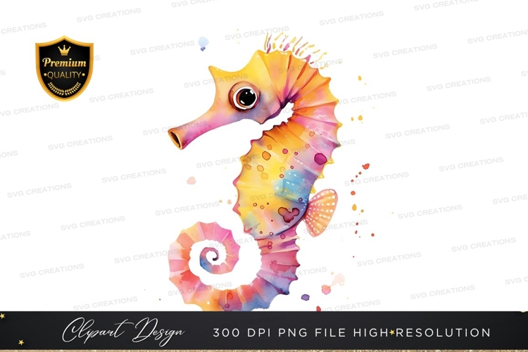 Seahorse Illustration Image 14