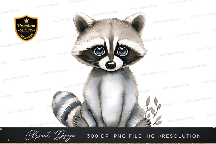 Raccoon Clipart Image 3