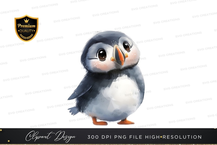 Cute Penguin Clipart Image 5