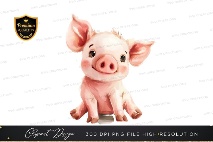 Piglet Clipart Image 11