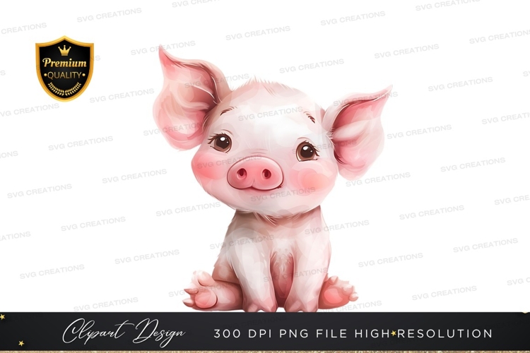 Piglet Clipart Image 10