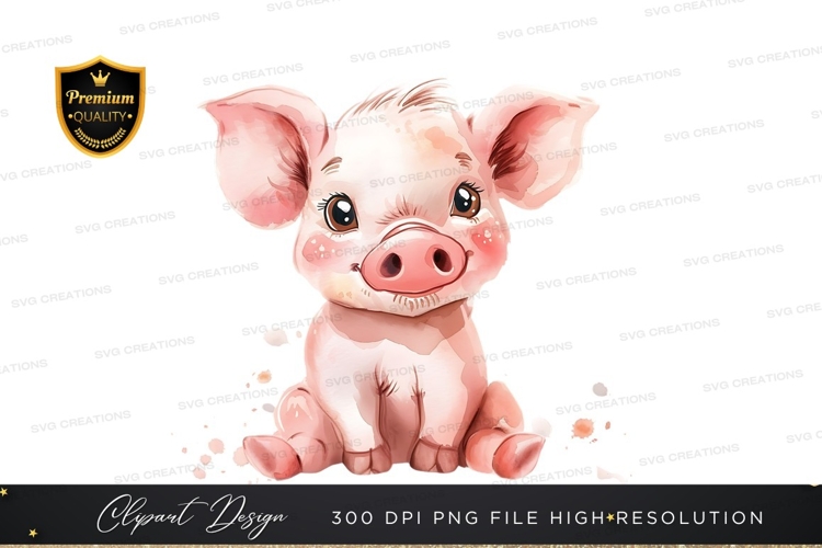 Piglet Clipart Image 9
