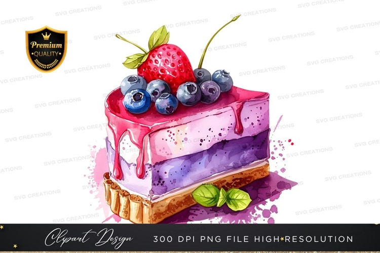 Delicious berry cheesecake