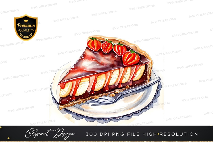 Delicious chocolate strawberry tart