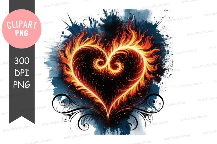 Fire Flames Clipart Image 2