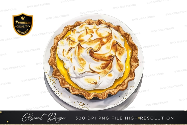 Delicious lemon meringue pie
