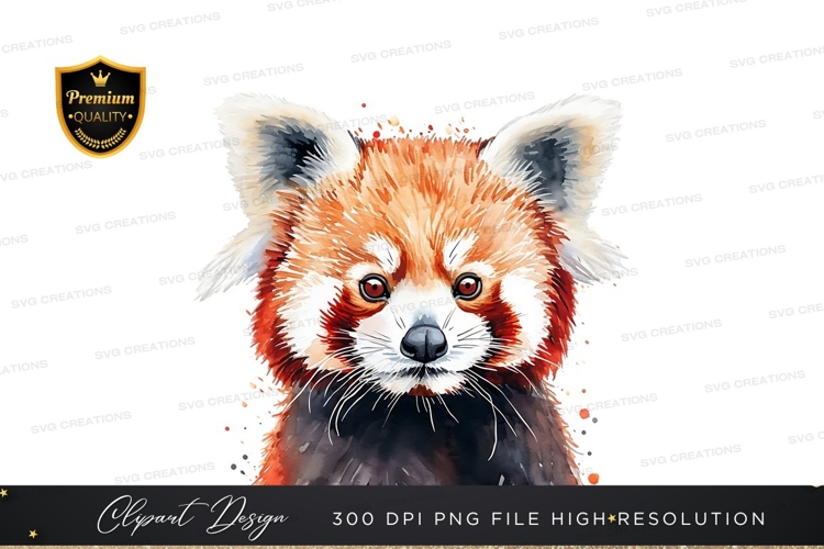Red Panda Clipart Image 8