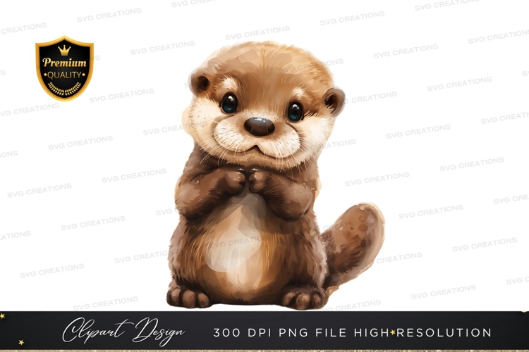 Otter Clipart Image 7