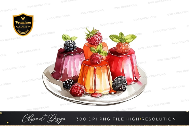 Delicious fruit jellies