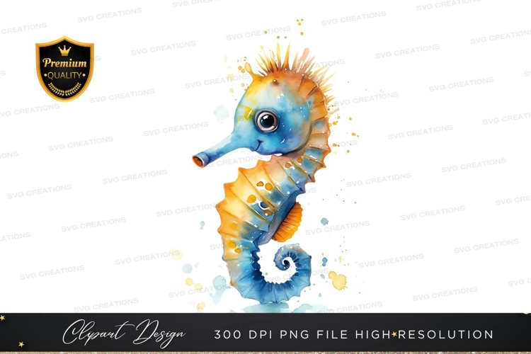 Seahorse Illustration Image 11