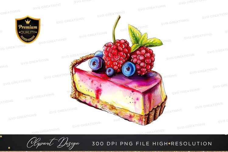Delicious berry cheesecake example image 1