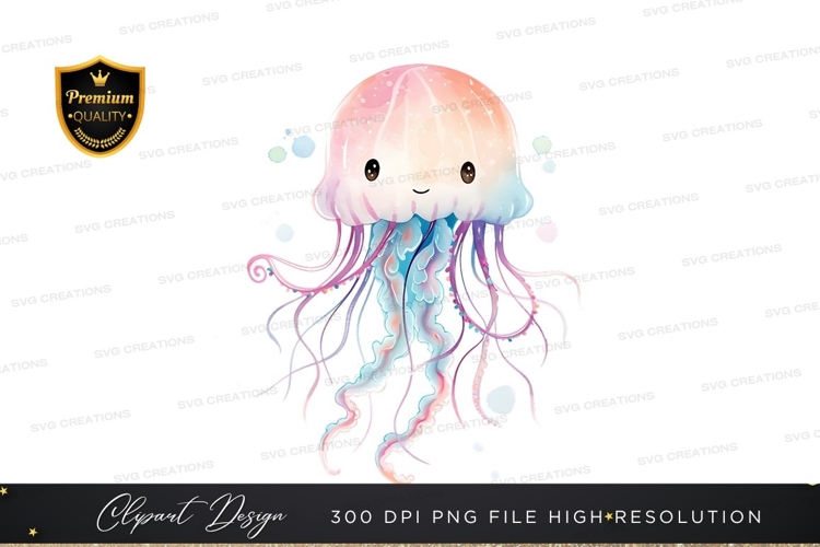 Jellyfish Clipart Image 19