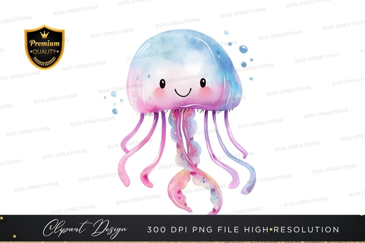 Jellyfish Clipart Image 18