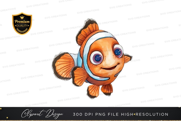 Clownfish Clipart Image 2