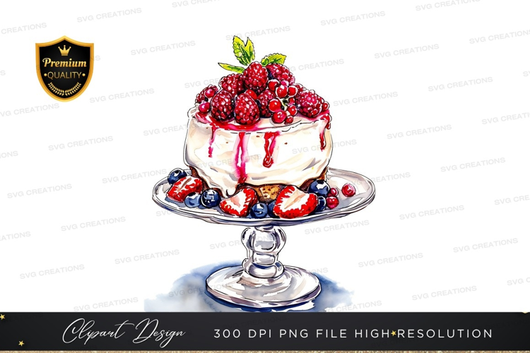 Delicious berry cake