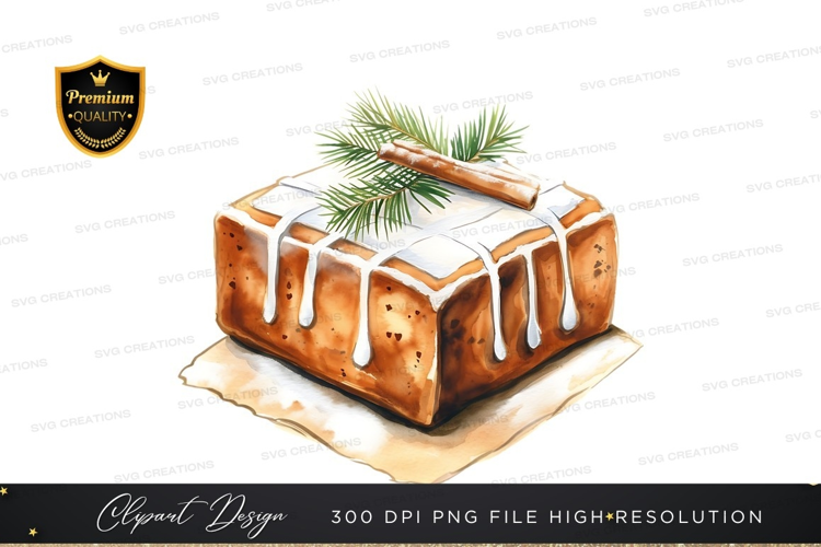 Delicious christmas cake