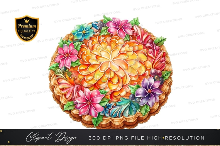 Beautiful floral cake