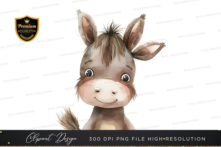 Donkey Clipart Image 11