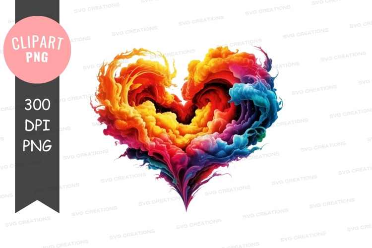 Blue Heart Clipart Image 8