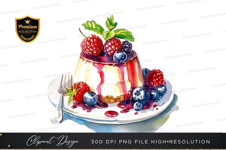 Delicious berry cheesecake