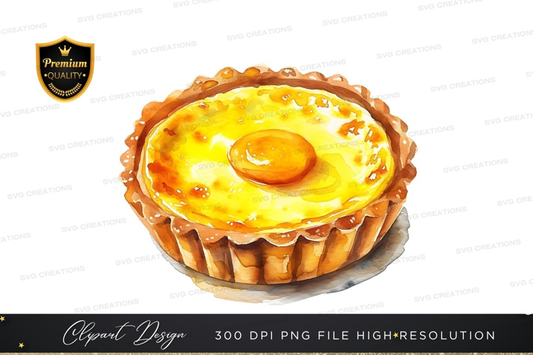 Delicious egg tart