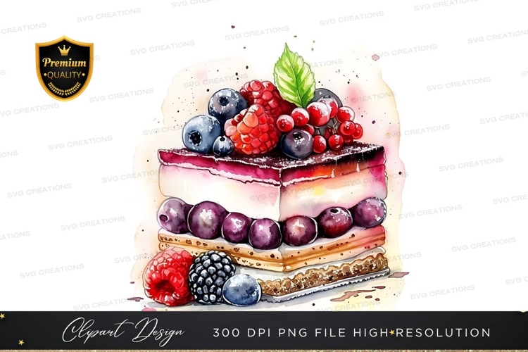 Delicious berry cheesecake