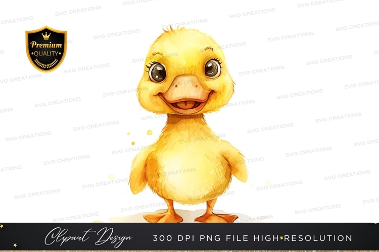 Duckling Clipart Image 2