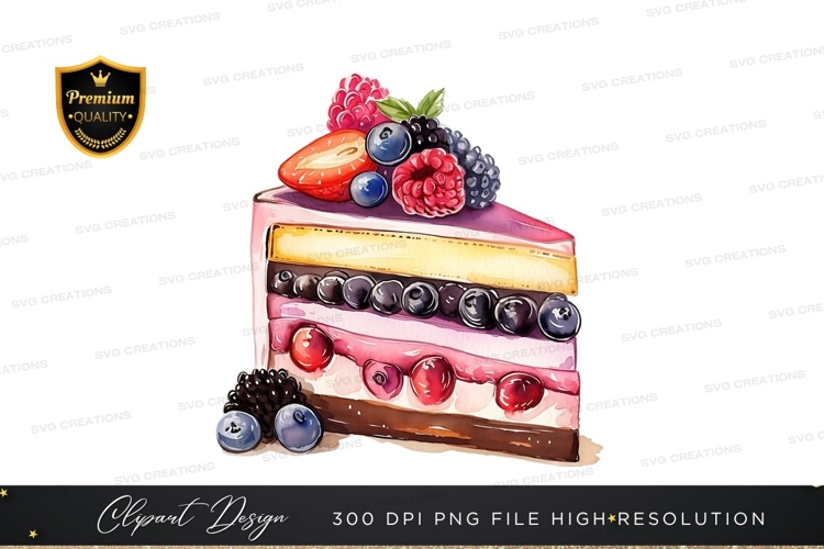 Delicious berry layer cake