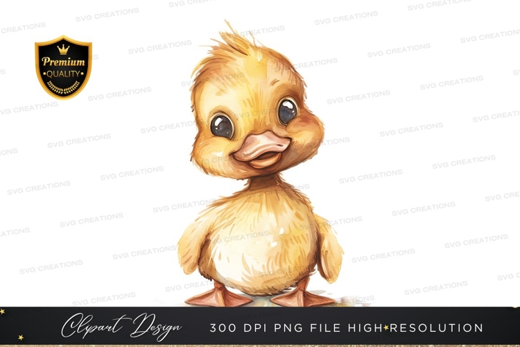 Cute Duck Clipart Image 21