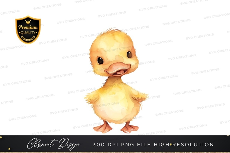 Cute Duck Clipart Image 20