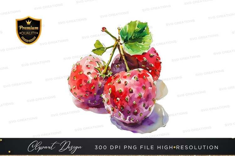 Strawberries Clipart Image 23