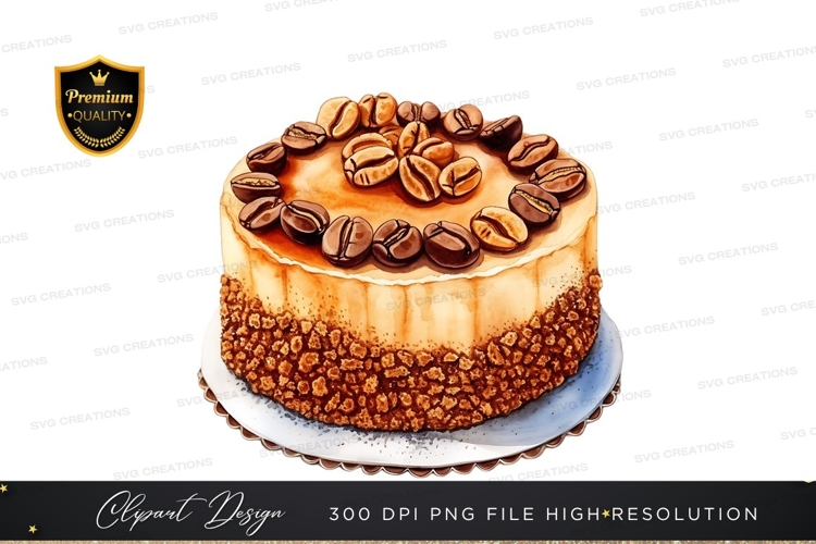 Delicious coffee cake
