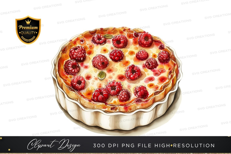 Delicious raspberry tart
