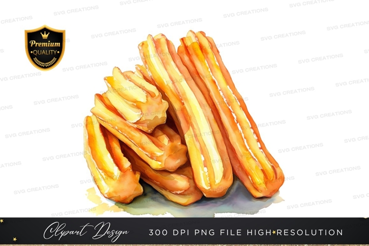 Delicious churros clipart png