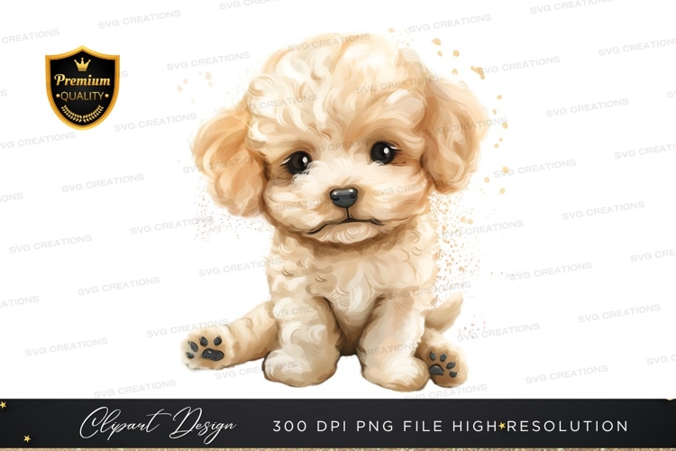 Adorable puppy clipart png