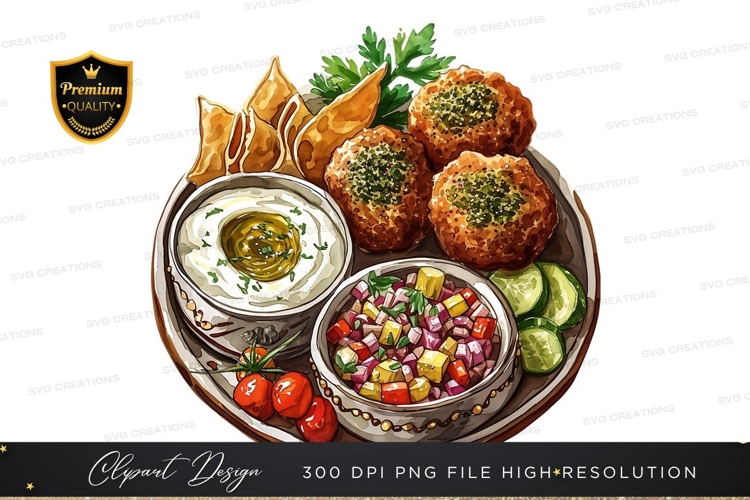 Delicious appetizer platter