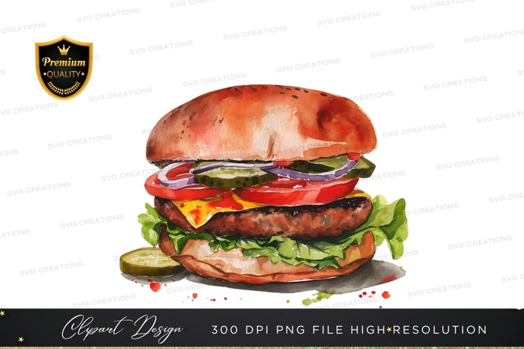 Burger Clipart Image 15